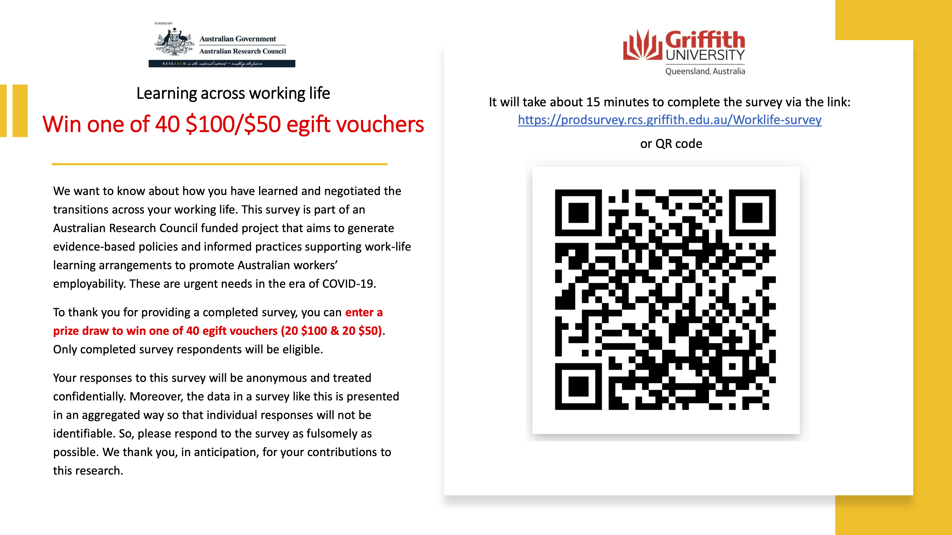 Learning across working life – ARC funded research