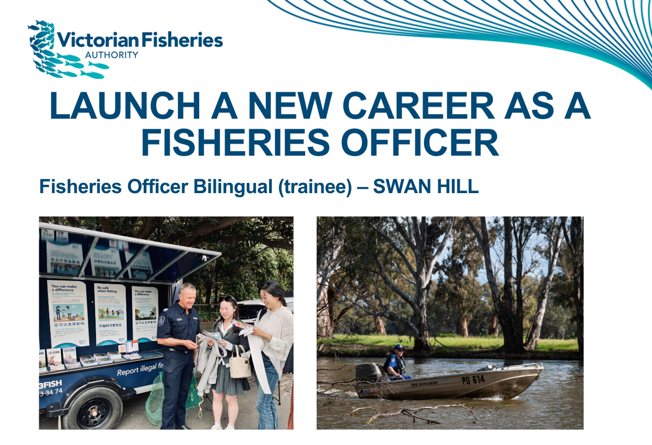 Bilingual Job Opportunity for Vietnamese and/or Chinese Speakers: Fisheries Officer Trainee | 双语政府职位机会（越南语和／或中文）：渔业监管官见习生